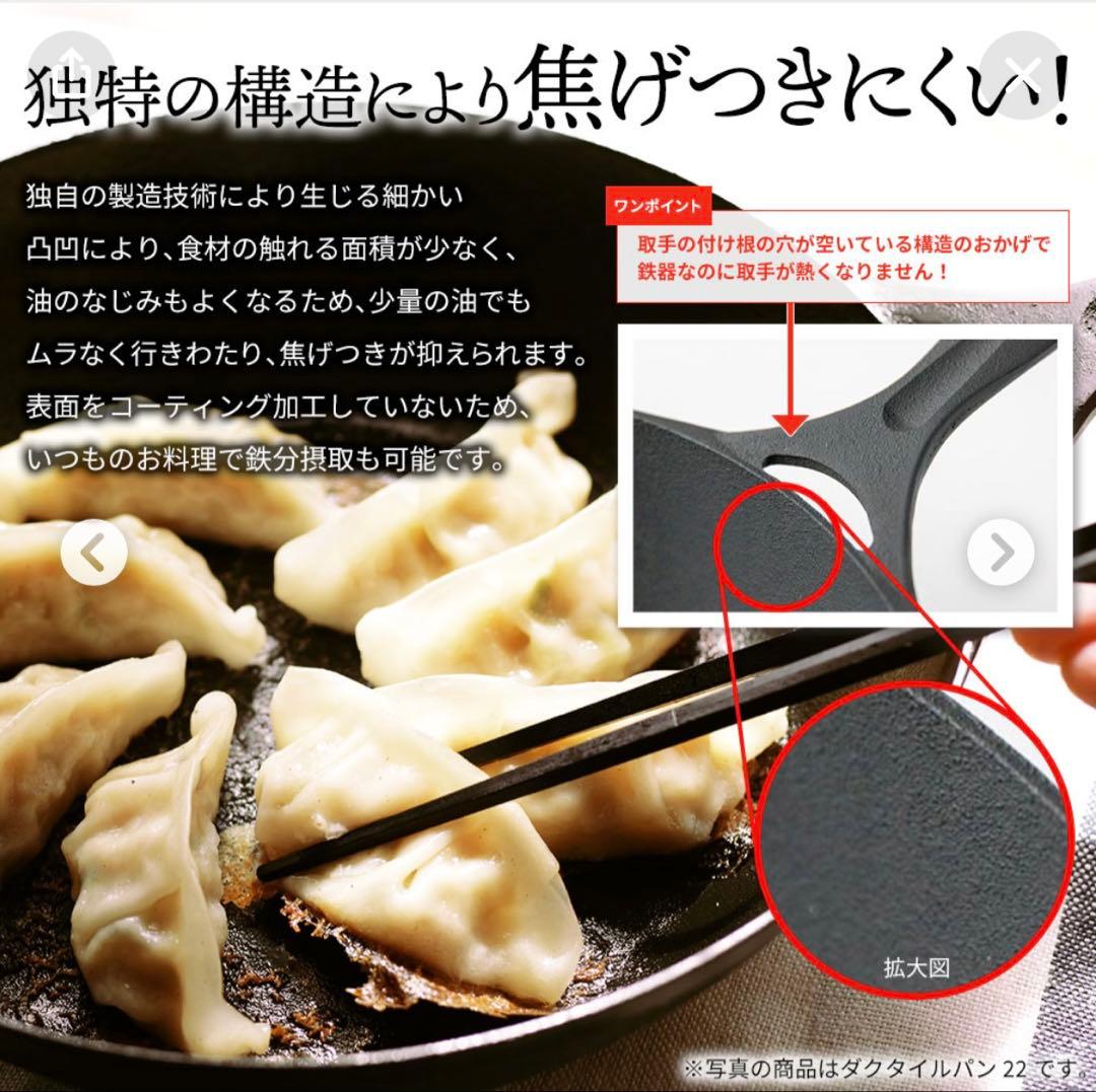 岩鉄鉄器　フライパン　26cm 新品　外箱付