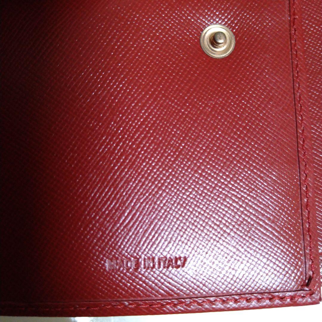 専用です‼️PRADA 二つ折り財布 レッド