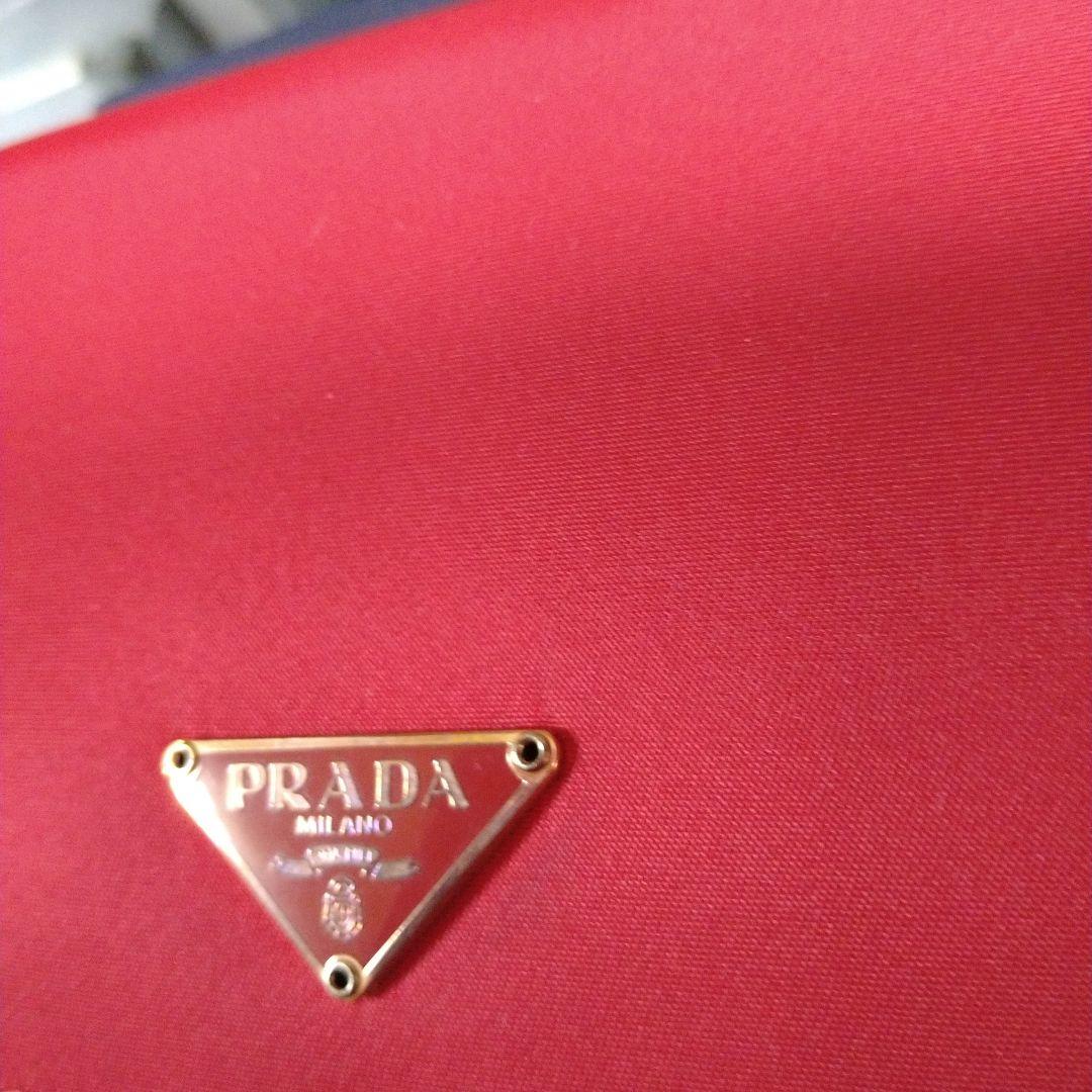 専用です‼️PRADA 二つ折り財布 レッド