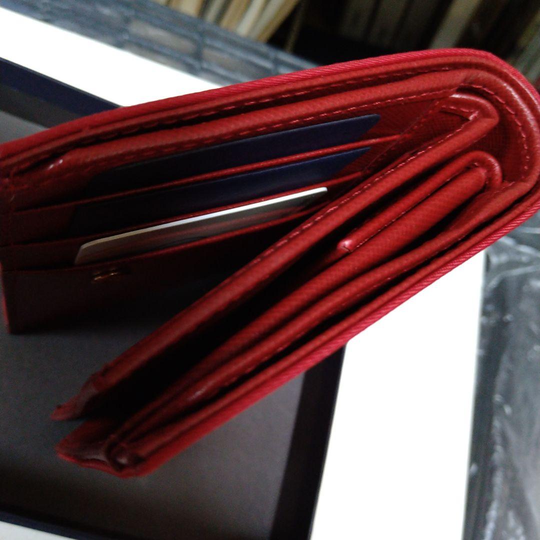 専用です‼️PRADA 二つ折り財布 レッド