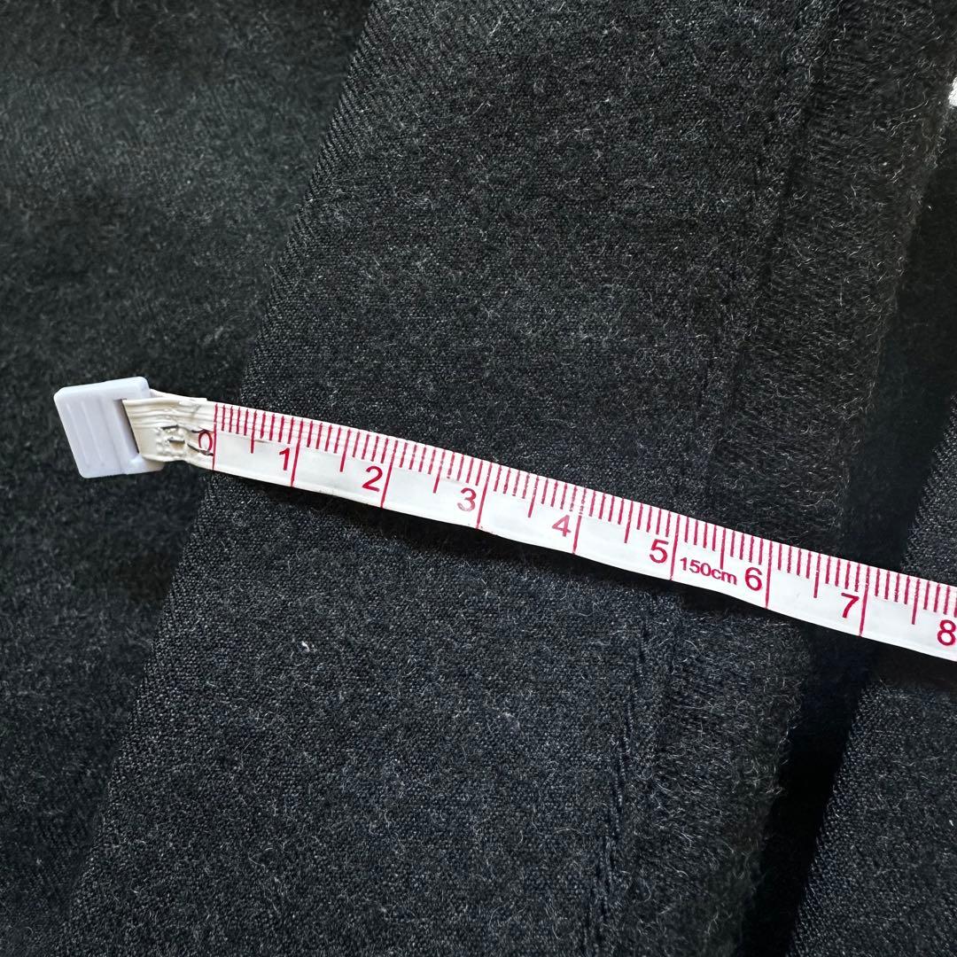 未使用級◎マーガレットハウエル 21AW ウールパンツ ボタンダウン グレー M