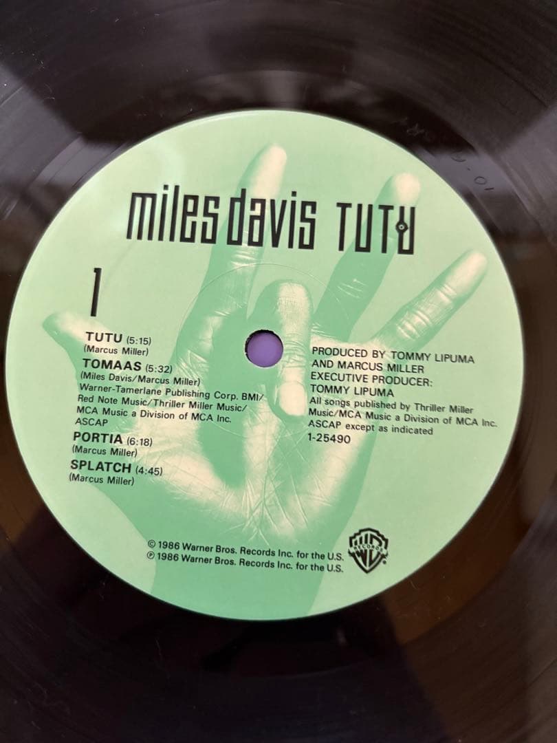 激レアUSオリジナル‼️Miles Davis Tutu