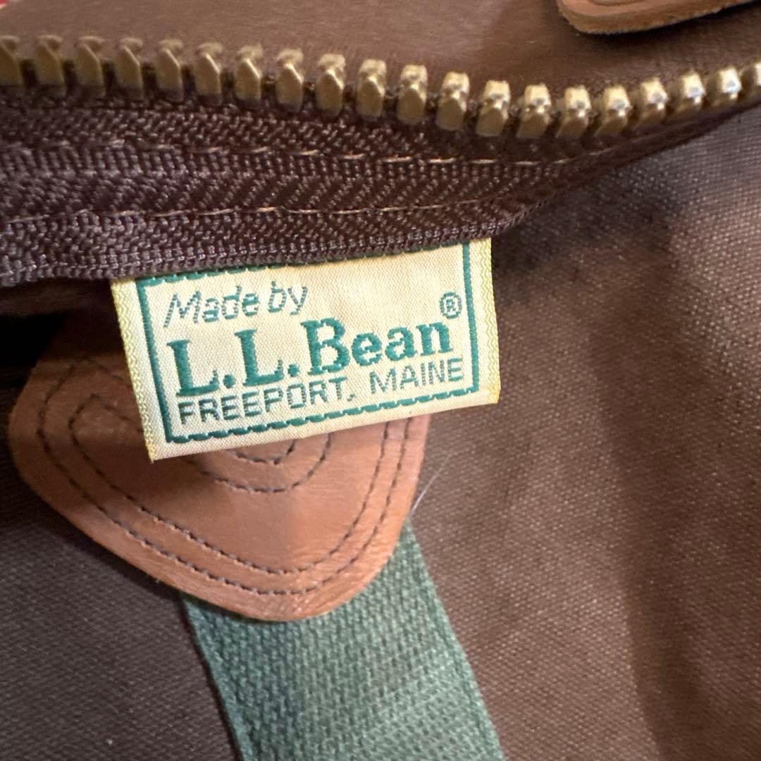 紐付き 80s L.L.Bean ボストンバッグ ブラウン