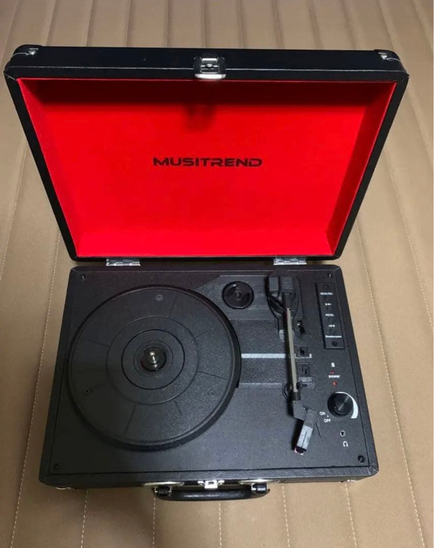 MUSITREND スーツケース型レコードプレーヤー
