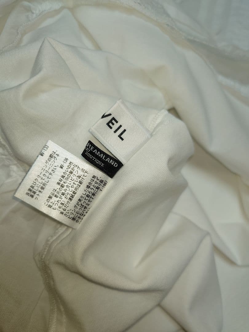MUVEIL ミュベール Tシャツ　白　中古　美品