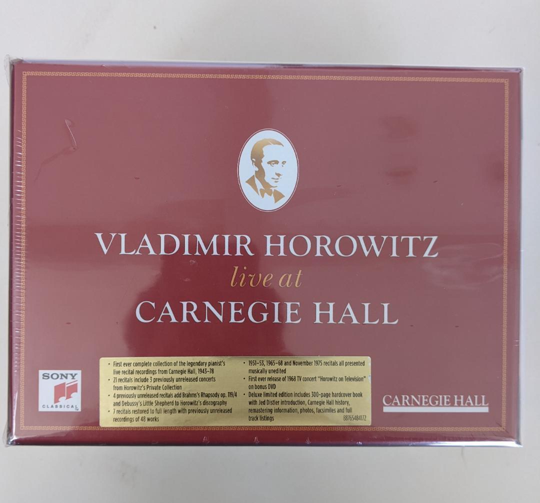 完全未開封　ホロヴィッツ・ライヴ・アット・カーネギー・ホール　４１ＣＤ＋ＤＶＤ