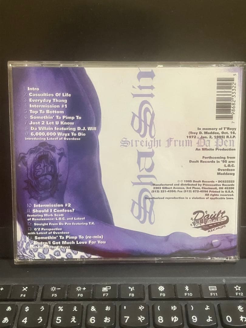 洋楽 Sha Slim Straight From Da Pen g-rap