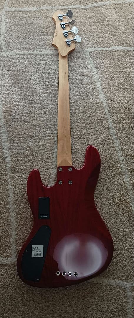 【美品】LAKLAND ベース SK-44-AJ (Black Cherry)