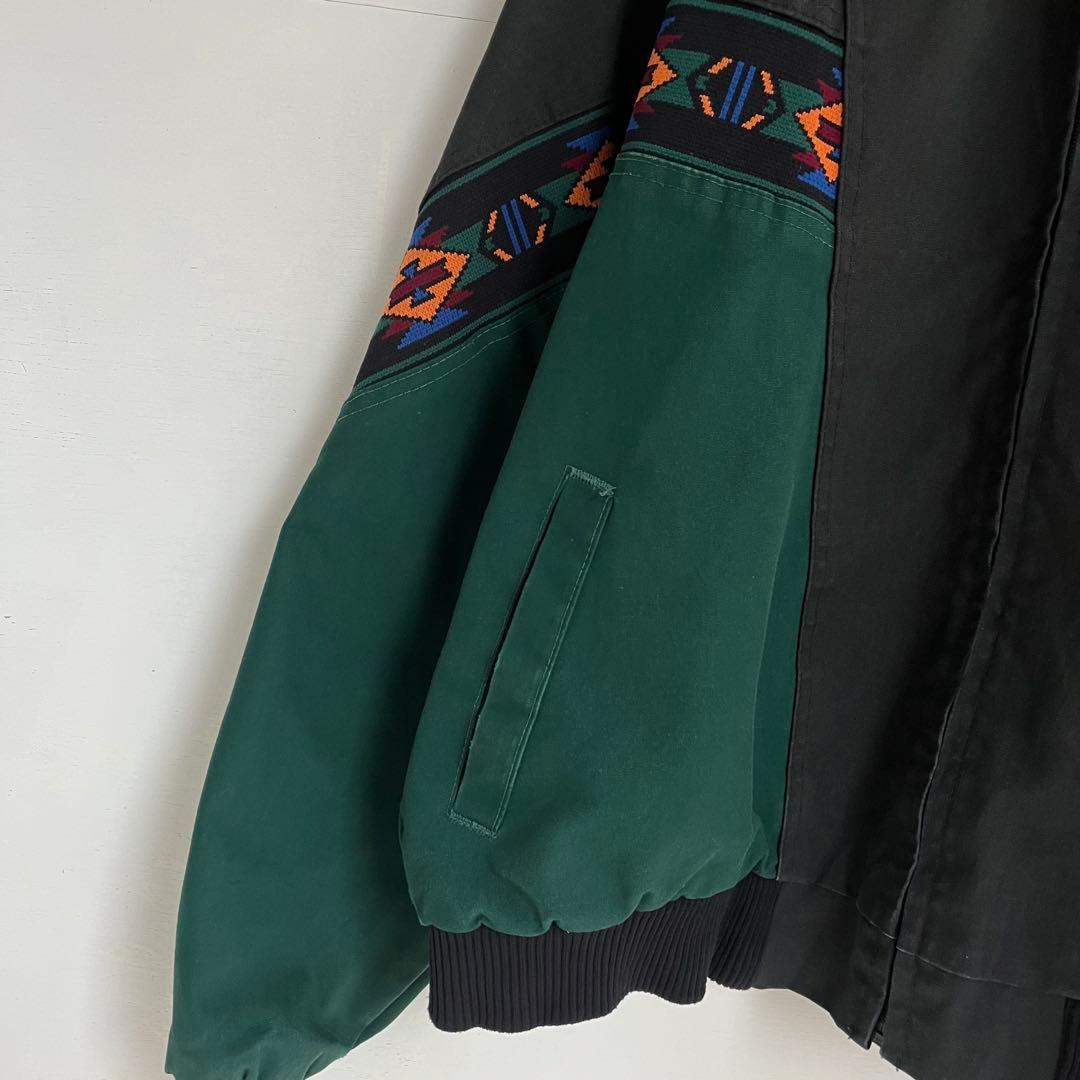 90s ヴィンテージ アメリカ製 ダックジャケット デザインジャケット 古着