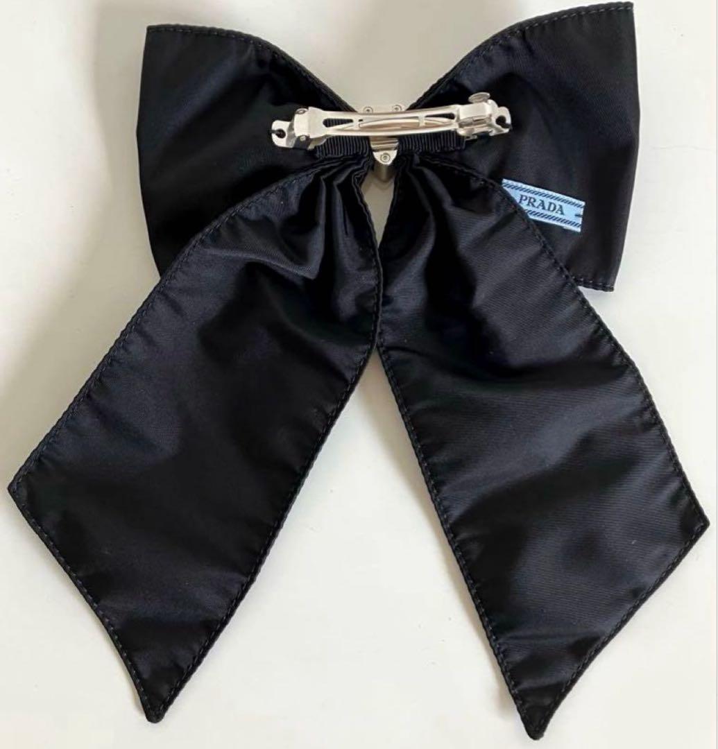 PRADA リボンバレッタ