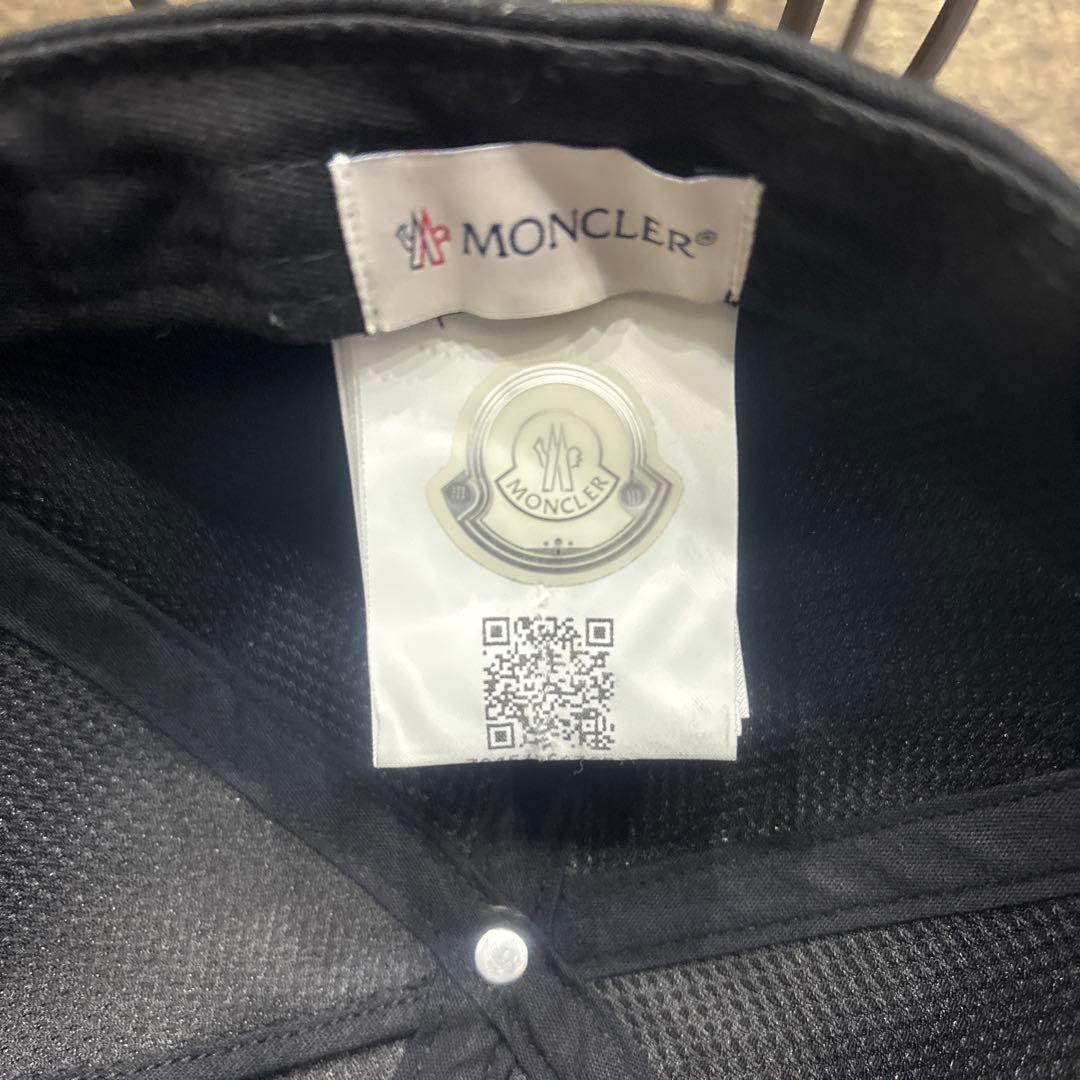 〖n〗MONCLER ブラック キャップ