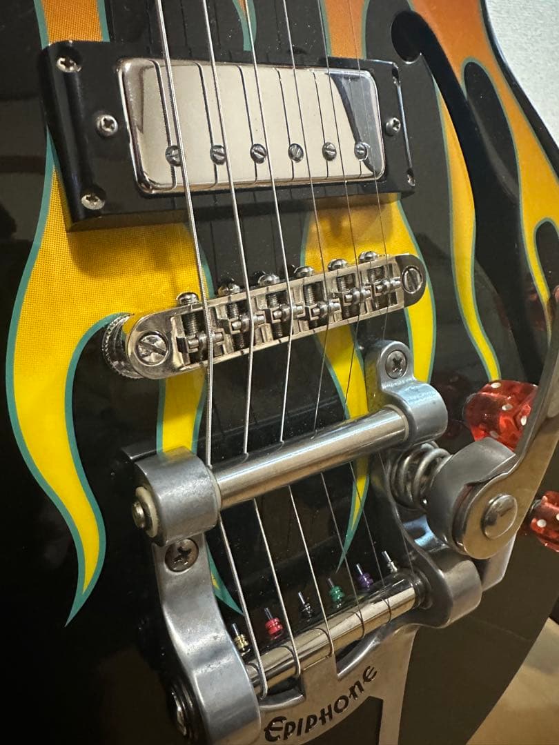 Epiphone Hellcat 2004年製　エレキギター 炎デザイン