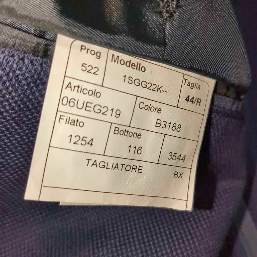 タリアトーレ アンコンジャケット トレメッツォ ネイビー ラペルピン 44サイズ
