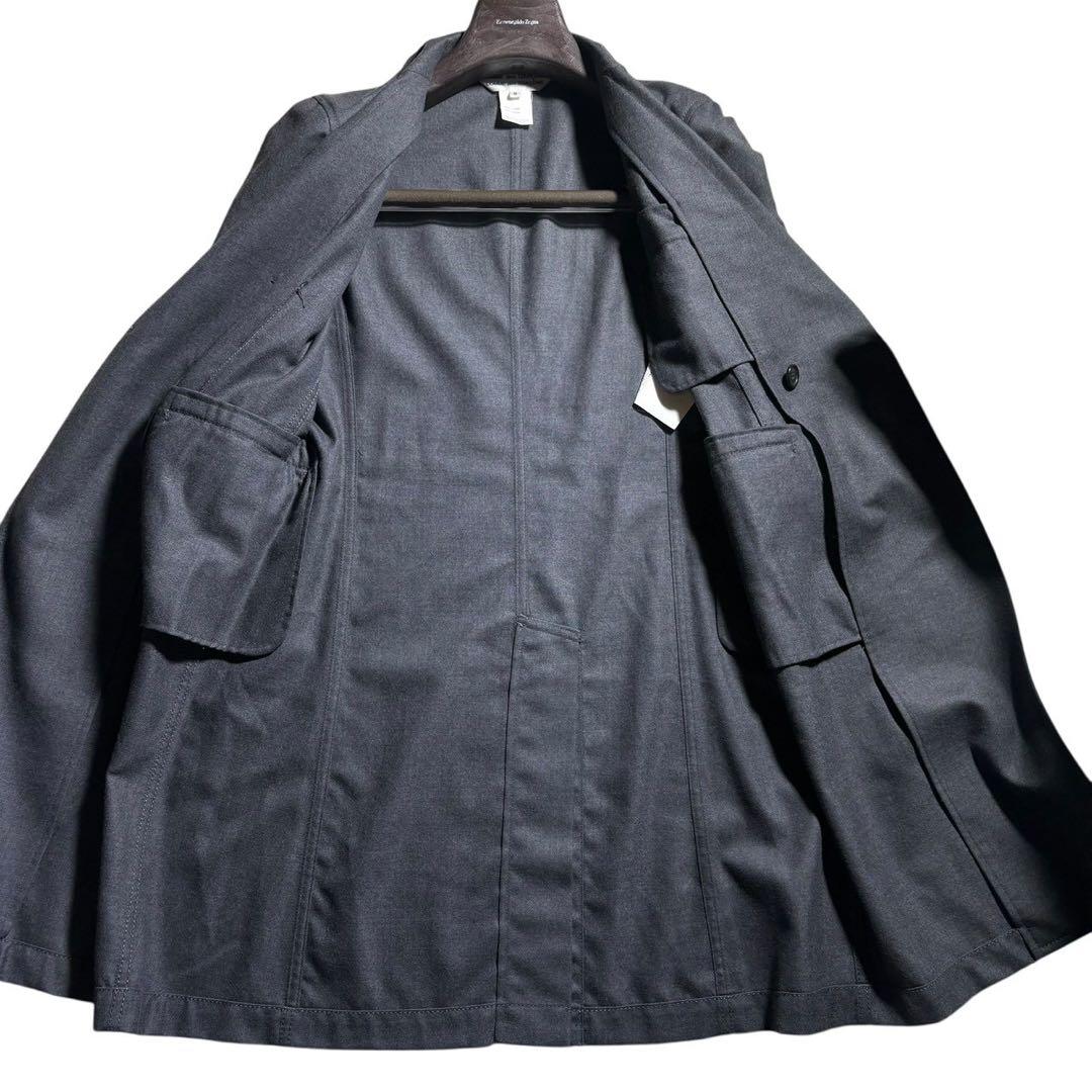 【美品】COMME des GARCONS コムコム ロングコート グレー S