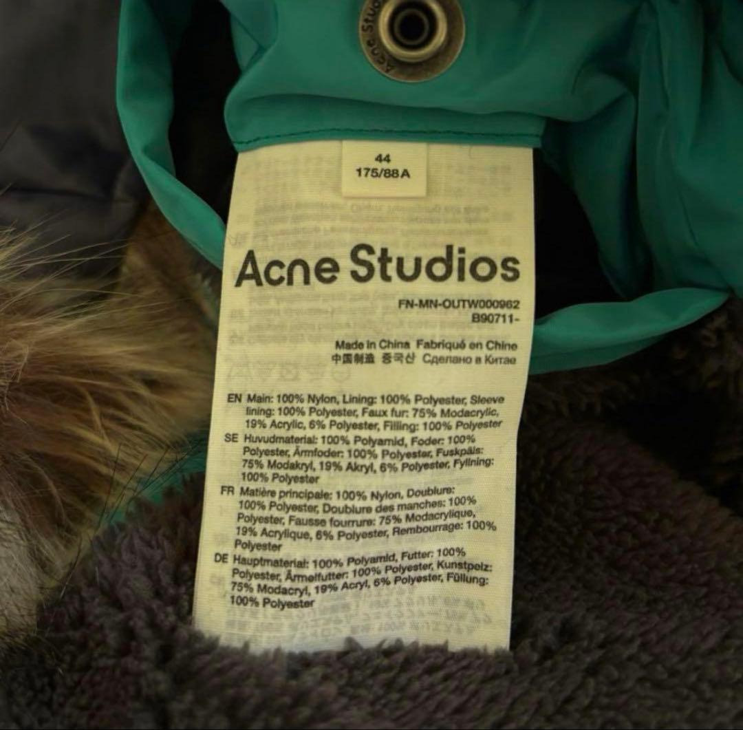 acne studios パッデッドフーデッド ボンバージャケット