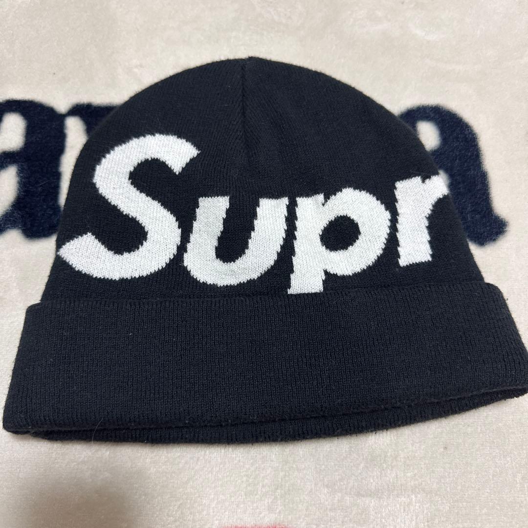 ！ Supreme ニット帽 黒