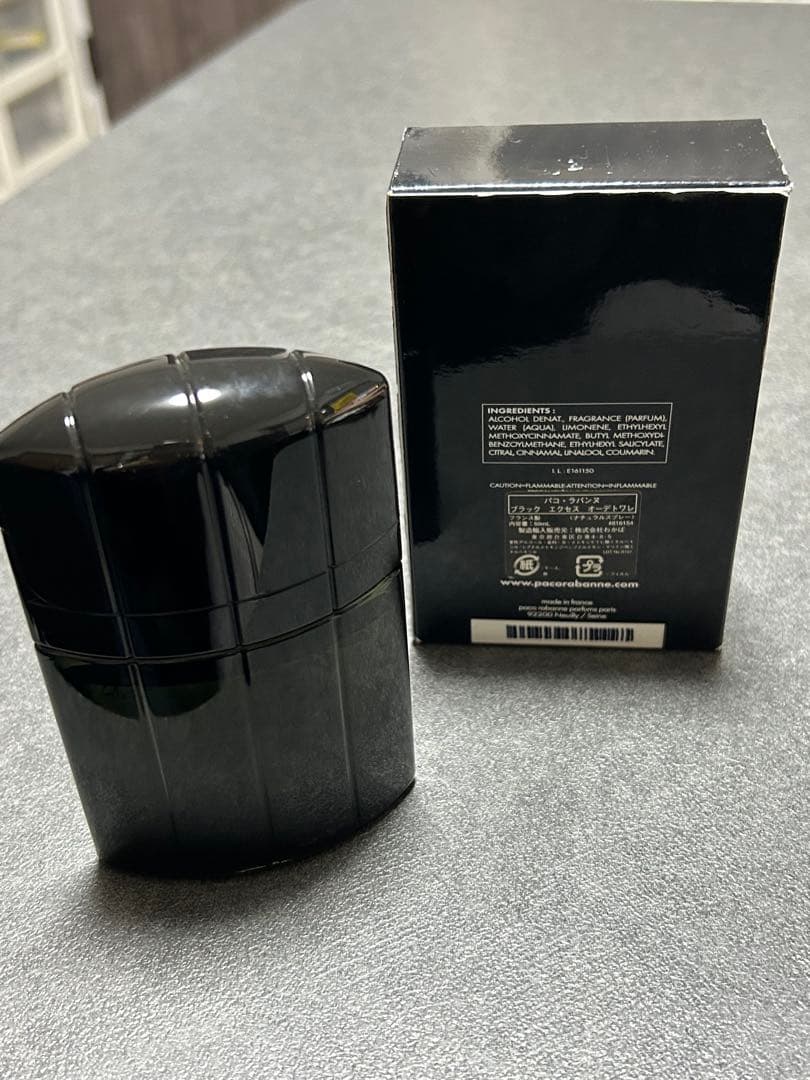 美品✨レア✨パコ　ラバンヌ　ブラック　エクセス　オードトワレ　50ml