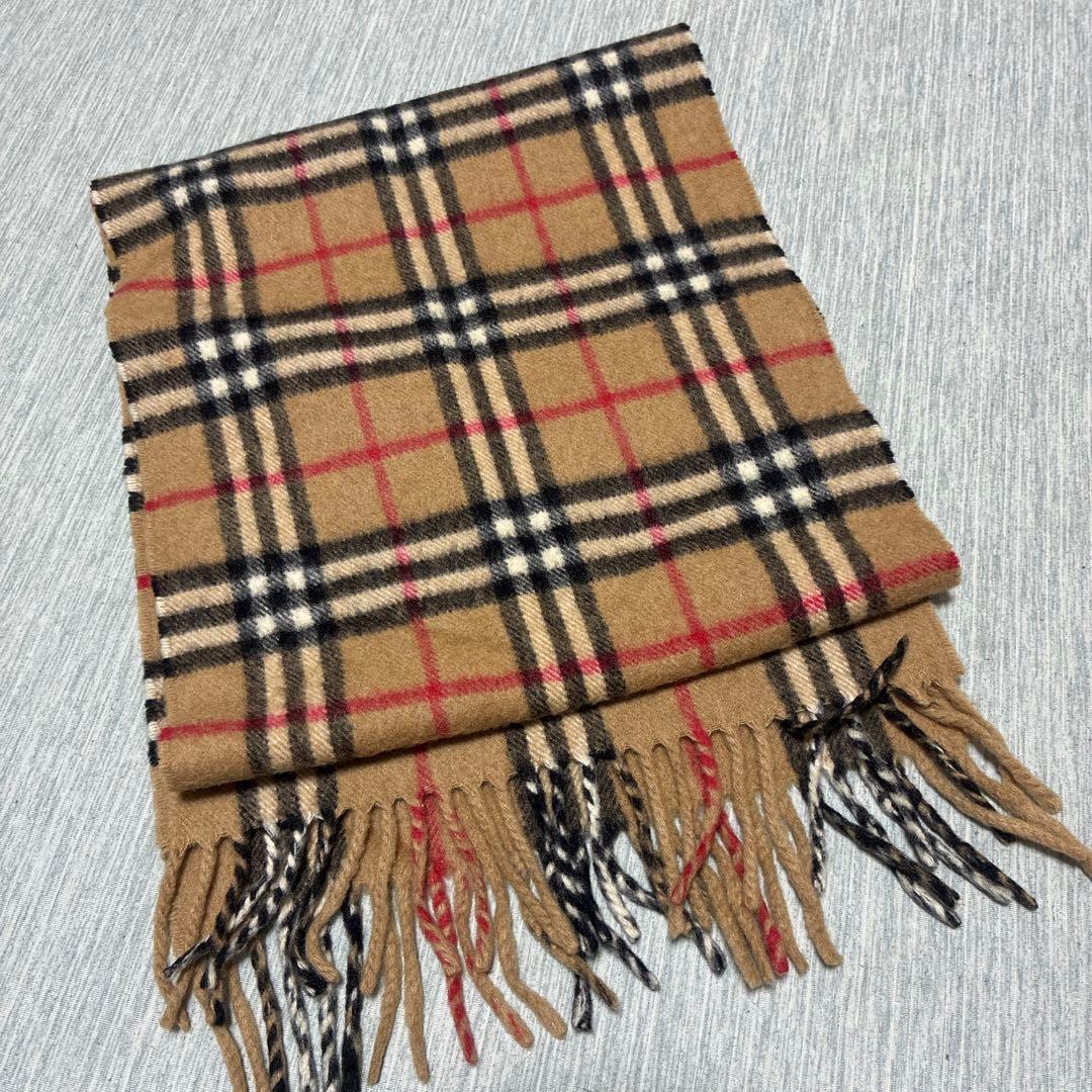 Burberry カシミヤ100% ノバチェック　マフラー