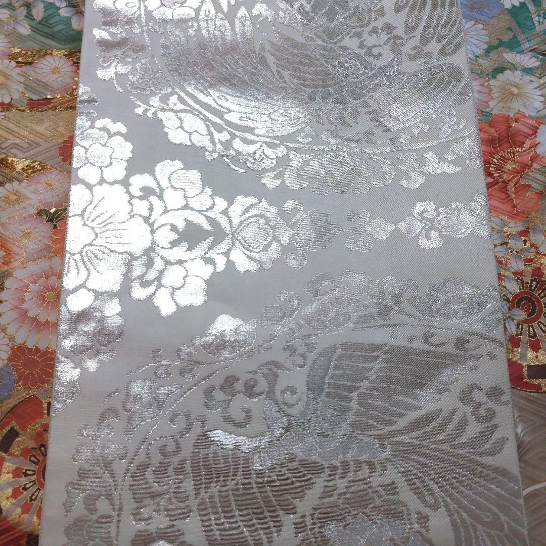 振袖フルセット(8点)・成人式・金駒刺繍・牡丹・ミントグリーン・くすみカラー