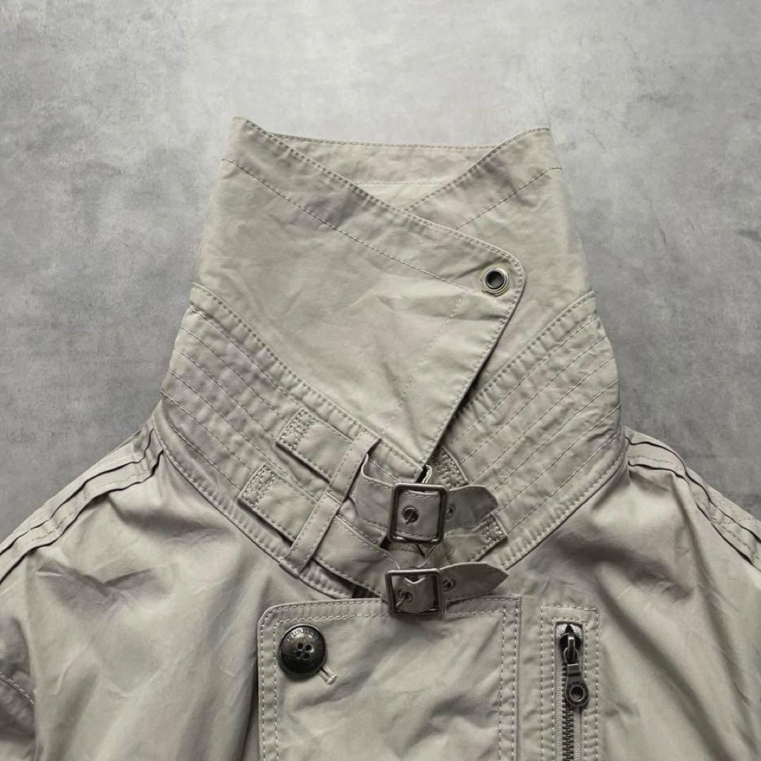 BURBERRY ショート丈 トレンチコート 三陽商会 38 ノバチェック 綿