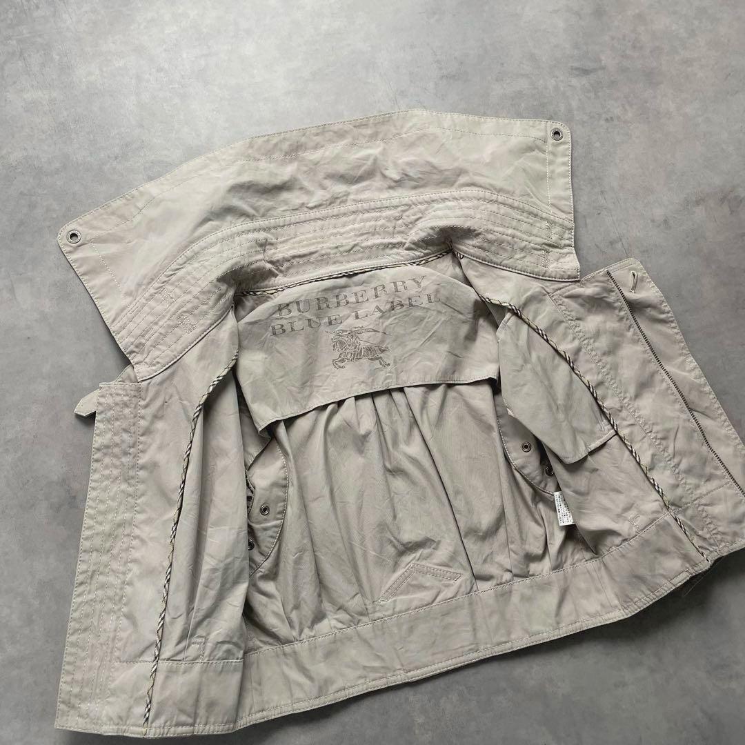 BURBERRY ショート丈 トレンチコート 三陽商会 38 ノバチェック 綿