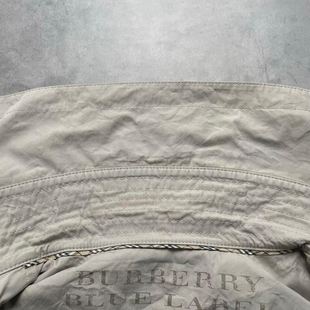 BURBERRY ショート丈 トレンチコート 三陽商会 38 ノバチェック 綿