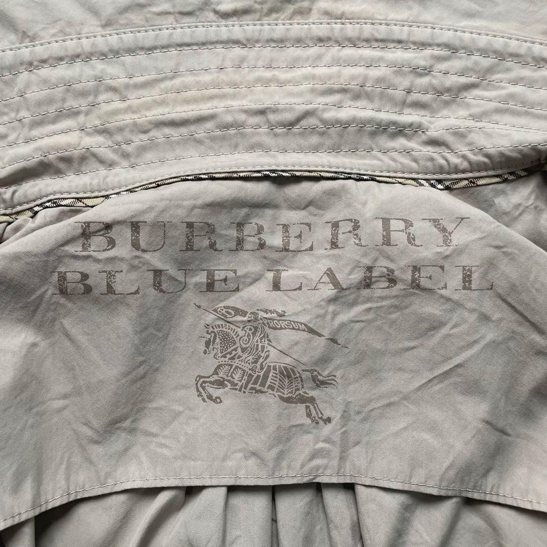 BURBERRY ショート丈 トレンチコート 三陽商会 38 ノバチェック 綿