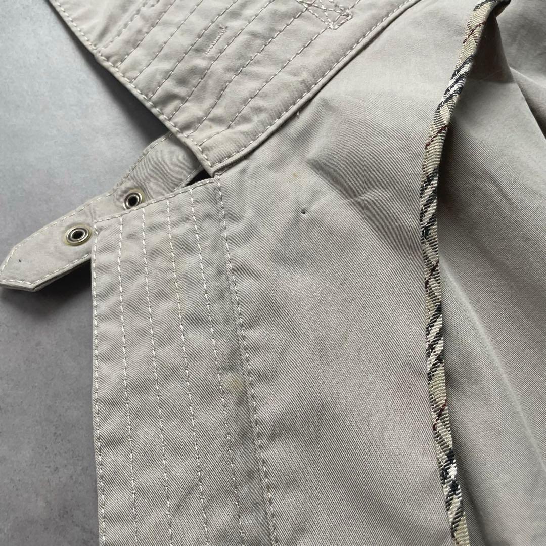 BURBERRY ショート丈 トレンチコート 三陽商会 38 ノバチェック 綿