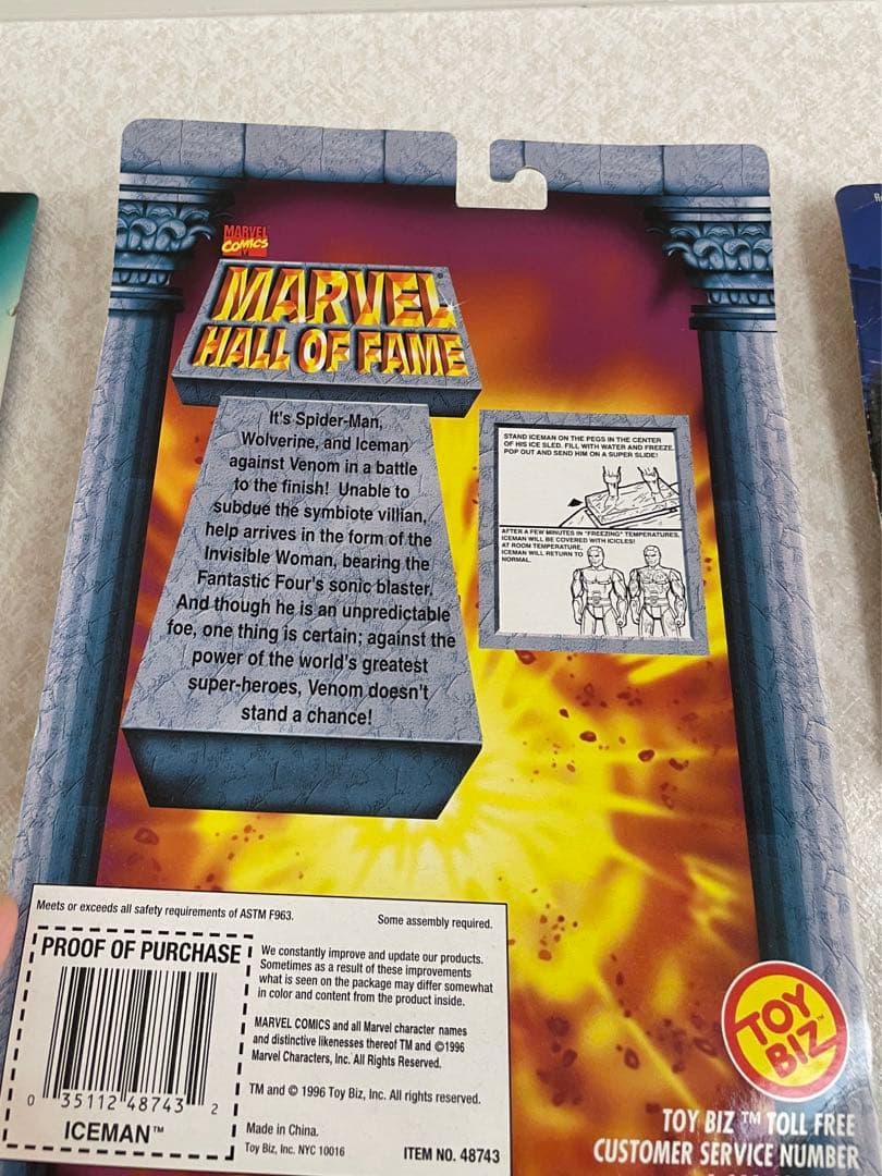 希少　marvel マーベル　アイスマンフィギュア