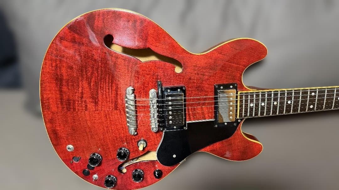 【値下げ・プロ加工】グレコ セミアコ SV-600 1979年 GK内蔵カスタム