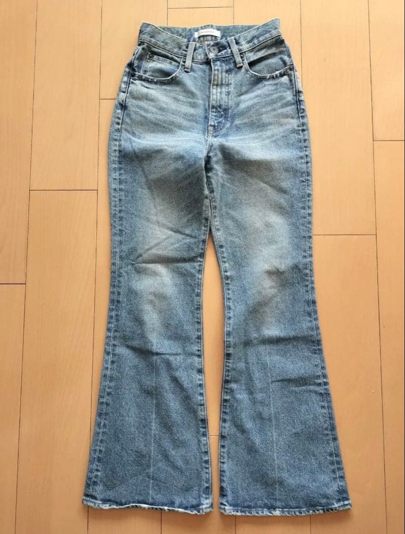 MOUSSY MVS FLARE フレアデニム ライトブルー 24