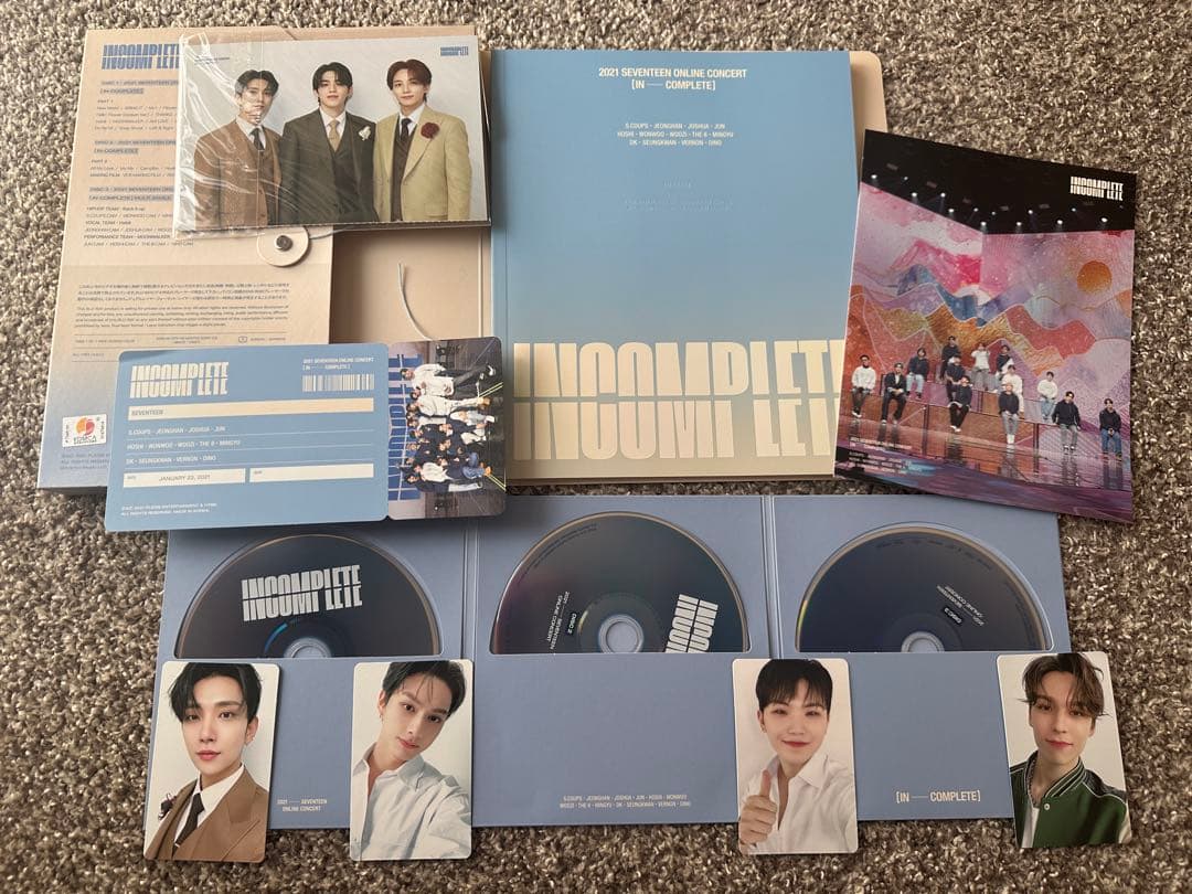 K-POP・アジア INCOMPLETE 2021 SEVENTEEN ONLINE CONCERT