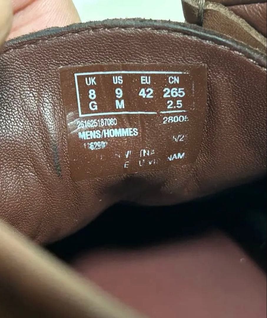 クラークス ワラビー ブーツ Gore-Tex ビブラムソール 26.5cm