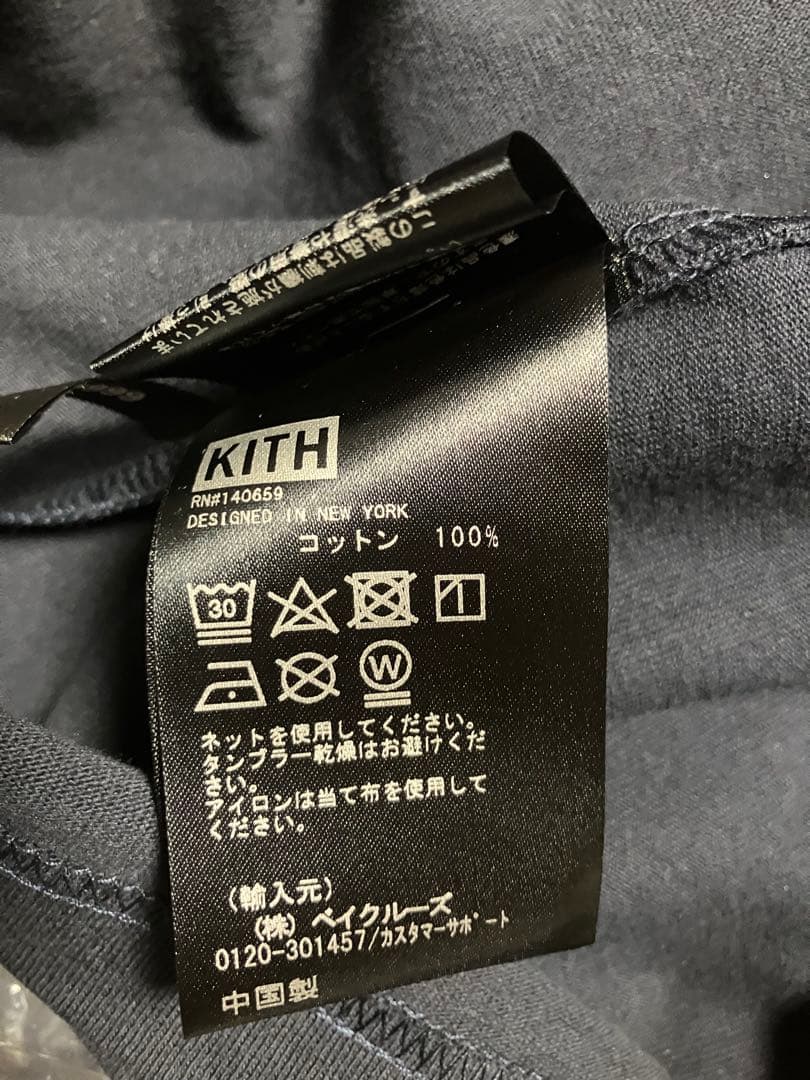 KITH ボタニカルフローラル Tシャツ L ネイビー
