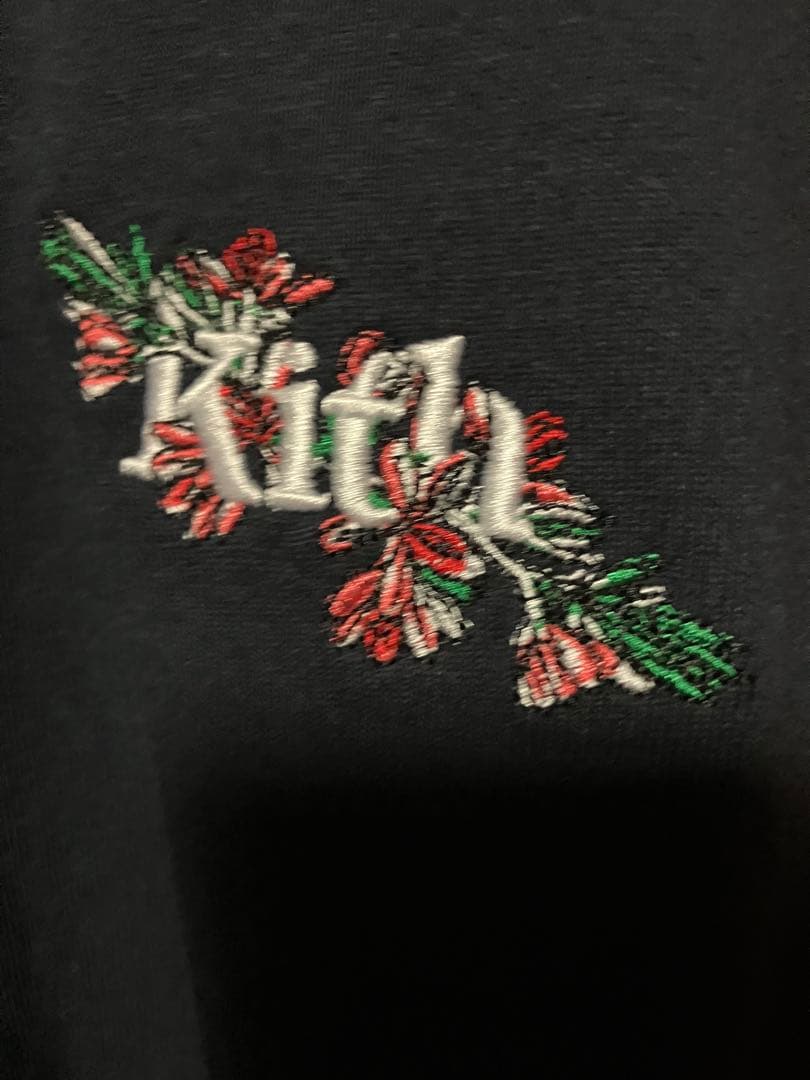 KITH ボタニカルフローラル Tシャツ L ネイビー