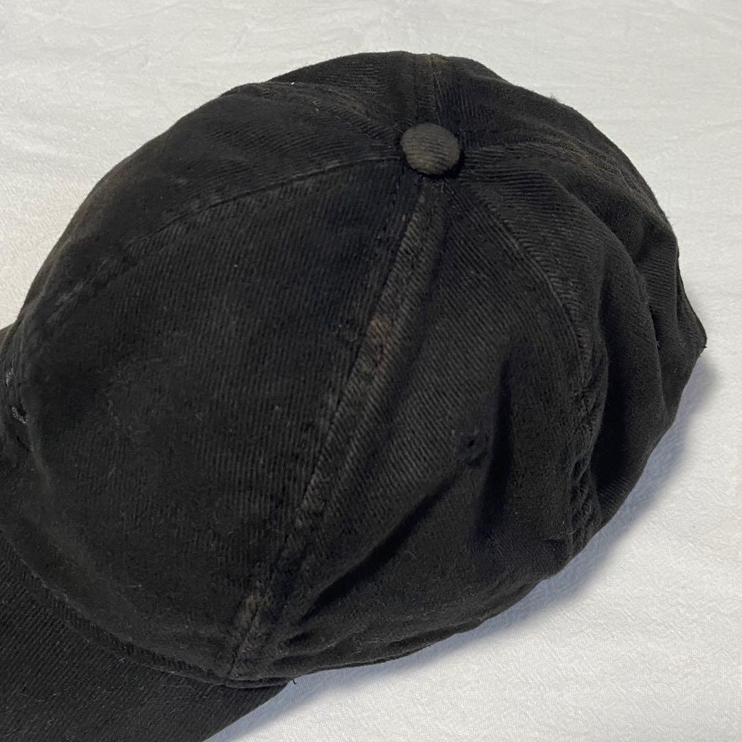 【極希少】DISEL black cap ディーゼル ユーズド加工 Dロゴ