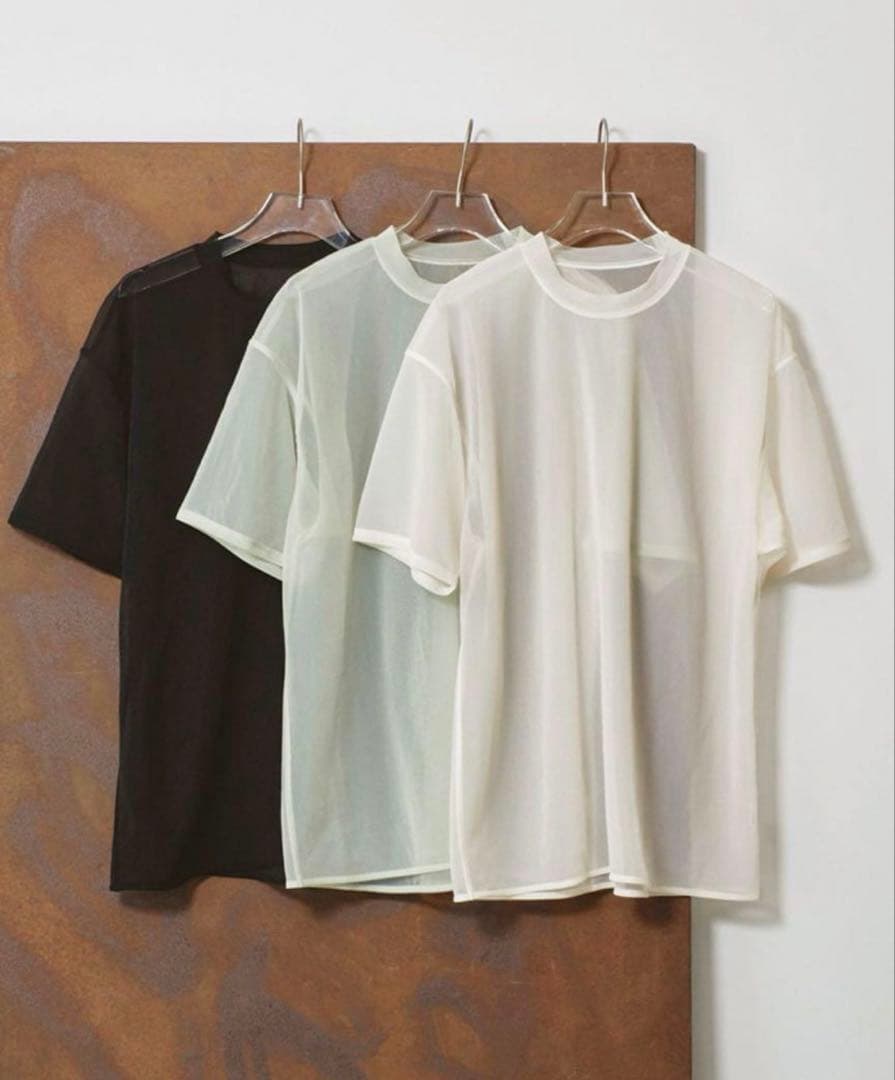 ゆみtodayful Halfsleeve Sheer T-shirts