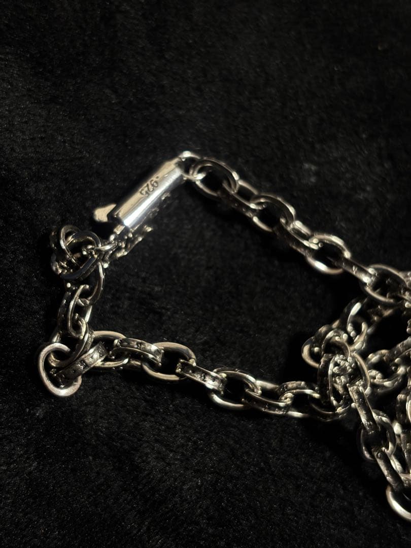 Chrome Hearts シルバー925 ペーパーチェーン約60cm