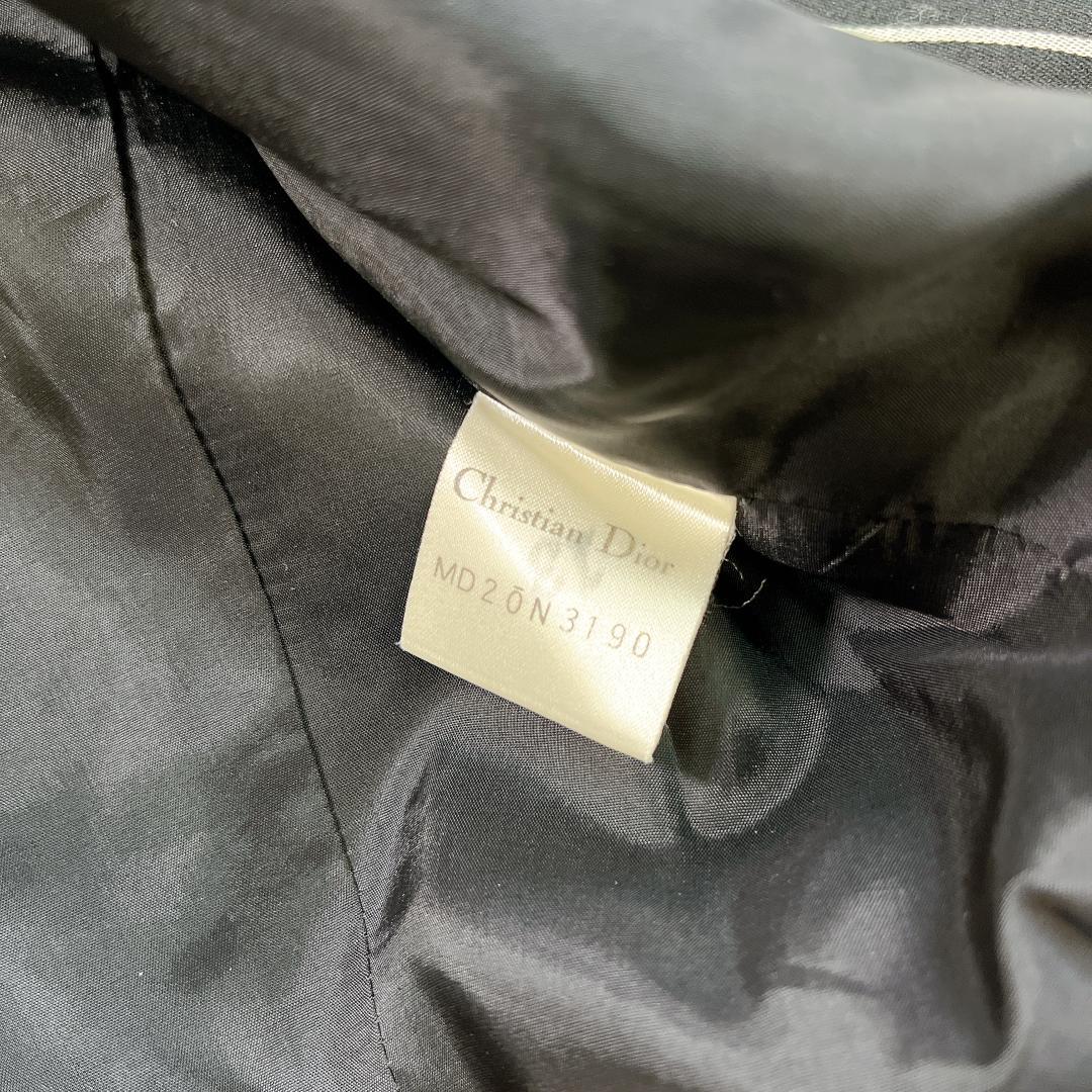 Christian Dior ストライプ ジャケット ダブル 11 ヴィンテージ