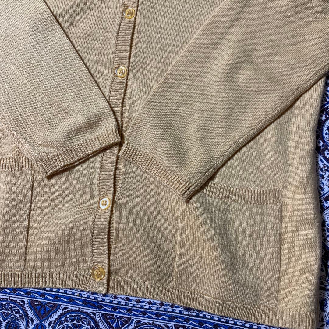 cororonさま専用　新品　シルクカシミヤ　カーディガン　イエロー　M