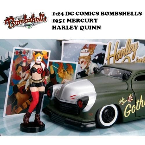 ハーレイ・クイン ミニカー フィギュア 1:24 DCコミックス ボムシェルズ