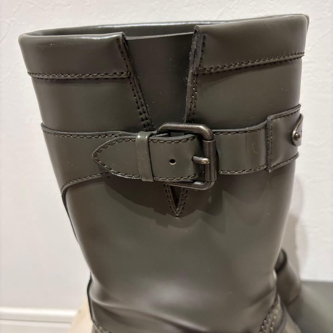 COACH 長靴　カーキ　レインブーツ