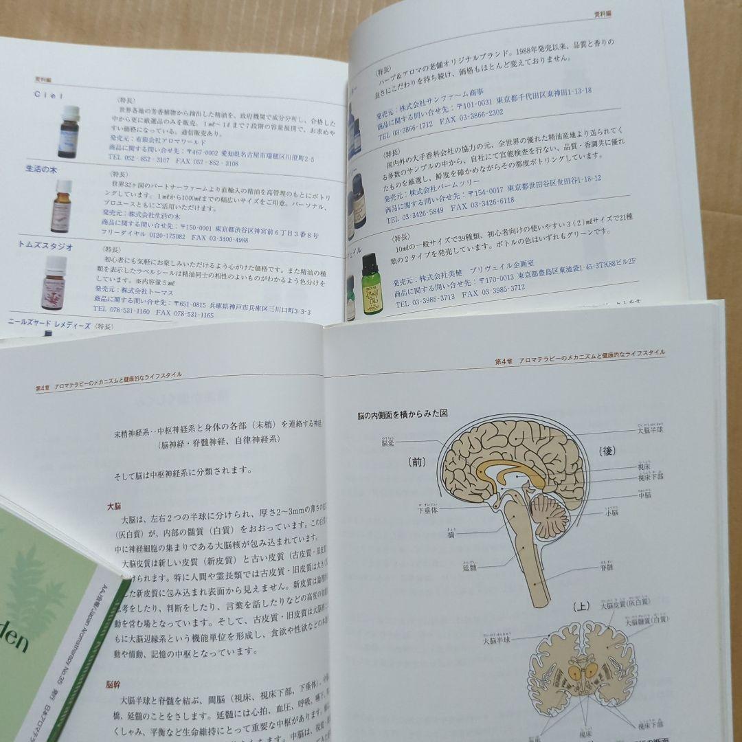 使い方の手引に♪アロマテラピー検定テキスト1級2級