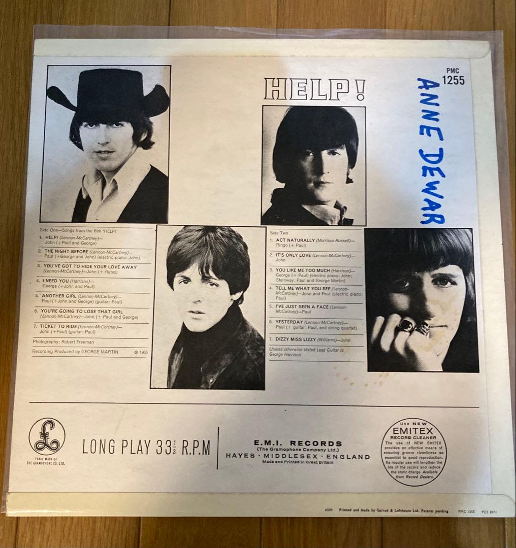稀少UKオリジナルMonoヘルプHelpビートルズBeatlesレコード