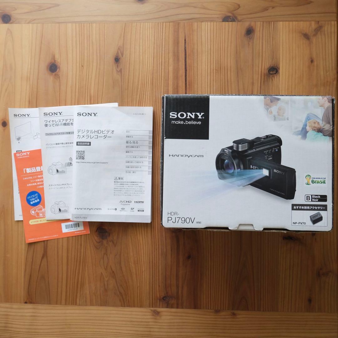SONY ビデオカメラ HANDYCAM PJ790V 光学10倍
