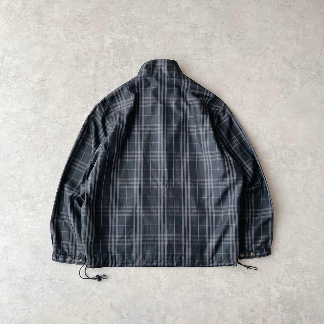 BURBERRY GOLFチェック柄 スイングトップ ブラック ノバチェック