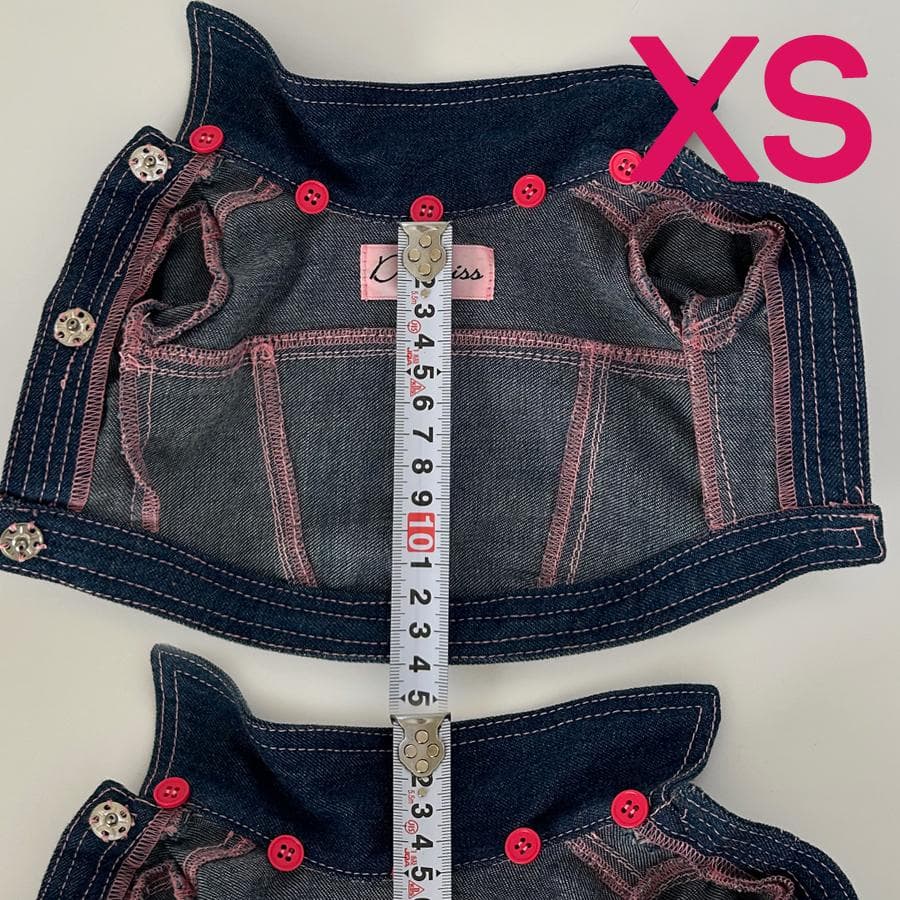 Dogkiss【XS】ファー付きデニムJK 未使用
