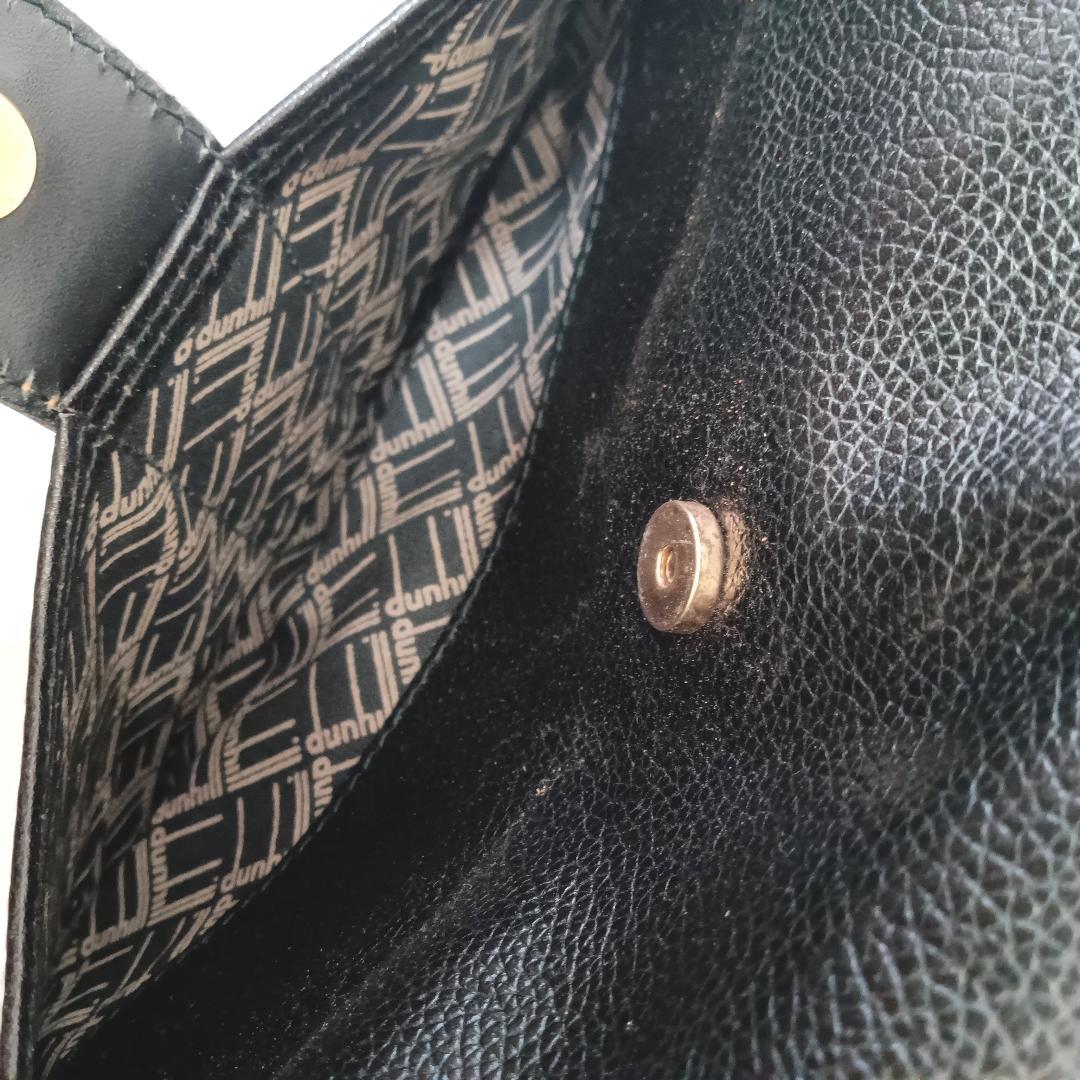 dunhill ダンヒル ボストンバッグ ビジネスバッグ レザー ブラック