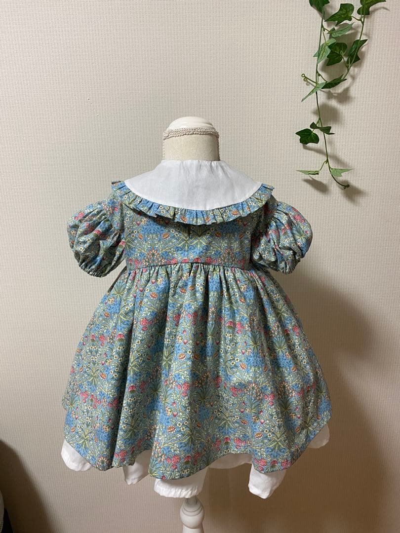 ハンドメイド　ウエストギャザーワンピース　90cm 2着