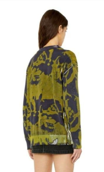 DIESEL　カーディガン カモフラルーズ　S　コットン　薄手　極美品✨